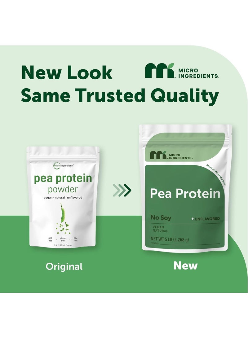 Micro Ingredients Pea Protein Powder, Unflavored, 5 lb (2.26 kg) Packaging May Vary - Image 4