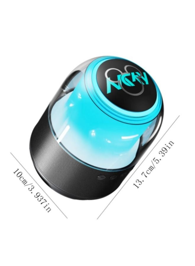 Disney Original Disney QS-S1 Mickey Smart Bluetooth Speaker HIFI Surround Sound Colorful LED Light Wireless Loudspeaker Sound 3D Stereo Surround Sound Subwoofer Loudspeaker Sound Colorful LED Light Speaker - Image 2