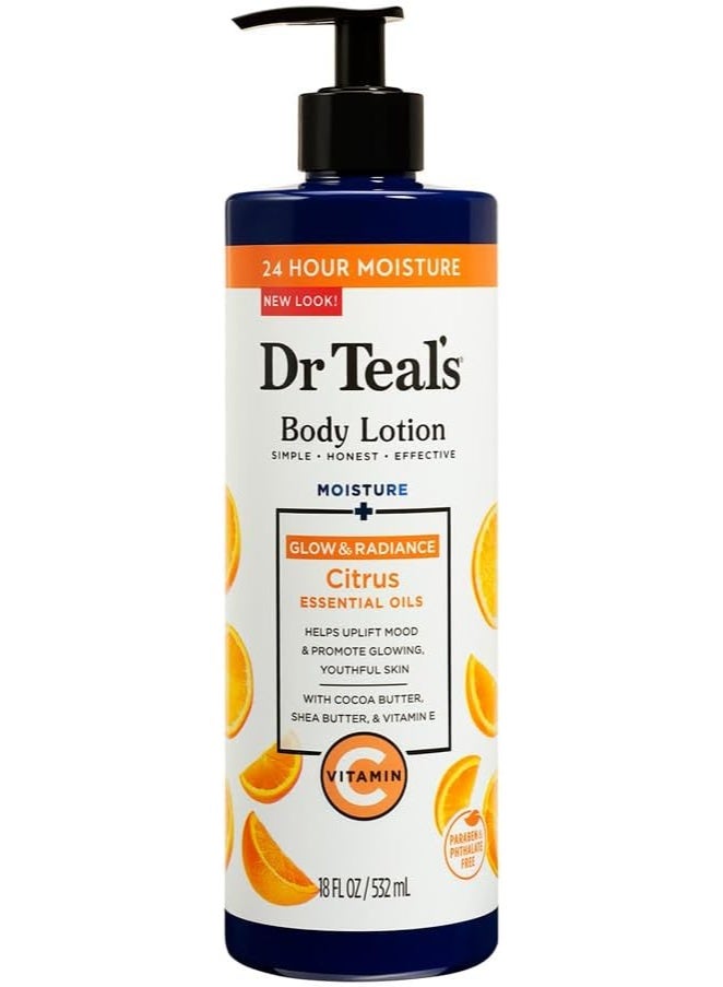Dr Teal's Body Lotion Citrus, 532 ml
