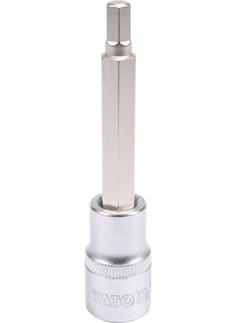 YATO Socket Bit 1/2" Hex 7mm L=100mm YT-04393