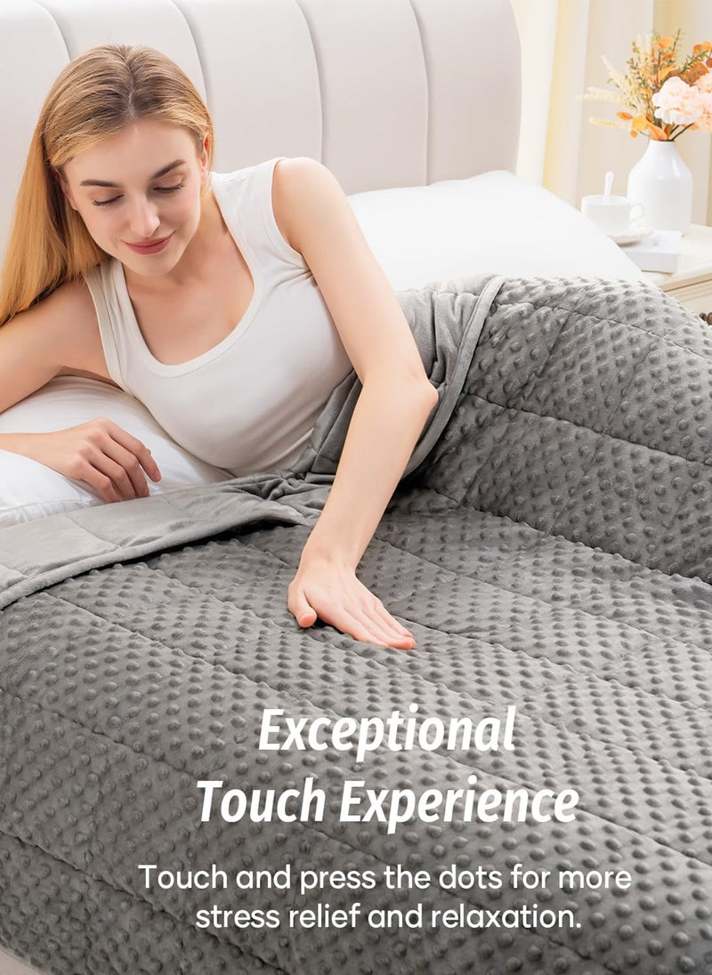 Sharpdo Soft and Heavy Blanket, Relieves Stress, Promotes Sleep, Breathable Blanket, Suitable for All Seasons  - Image 3