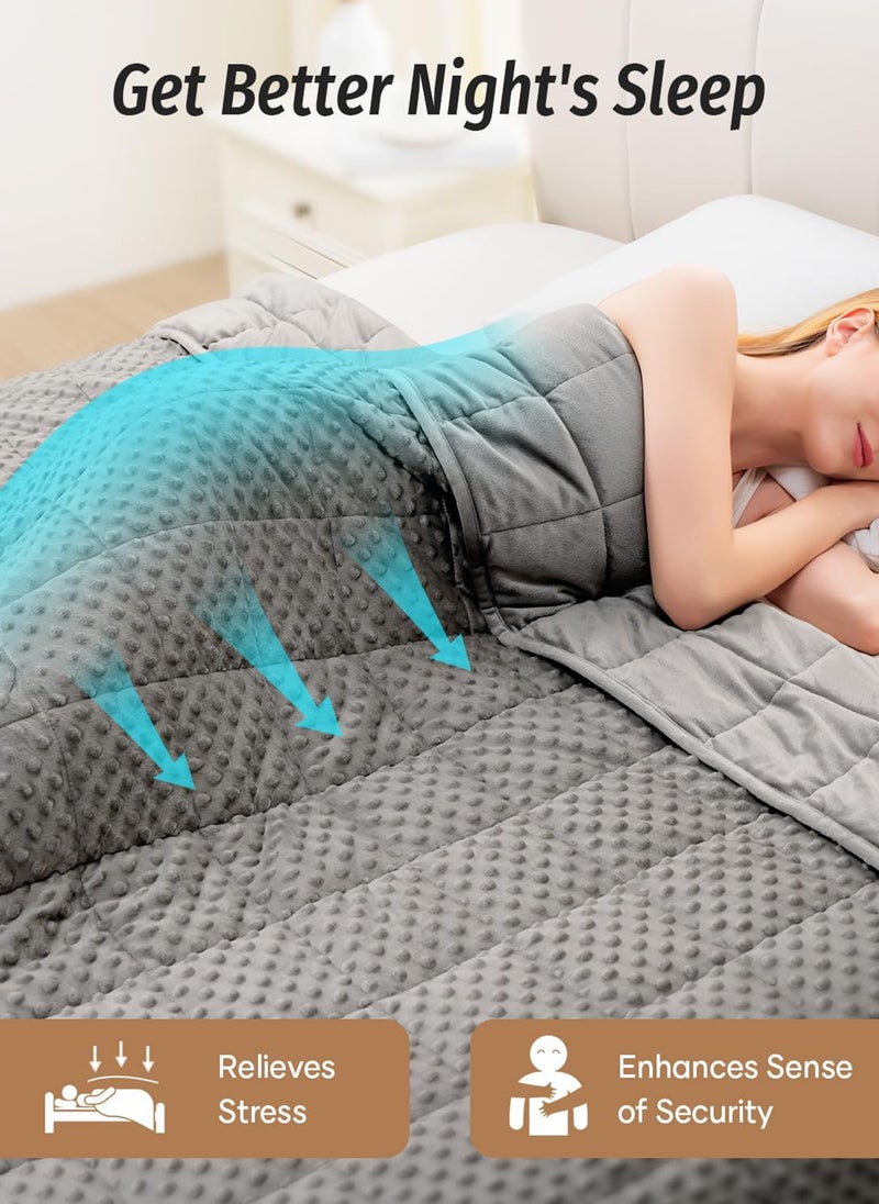 Sharpdo Soft and Heavy Blanket, Relieves Stress, Promotes Sleep, Breathable Blanket, Suitable for All Seasons  - Image 4