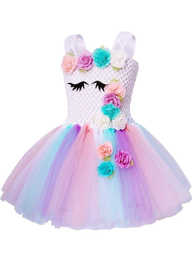 NIBEMINENT Princess Cosplay Costume With Unicorn Headband 110cm - Image 2