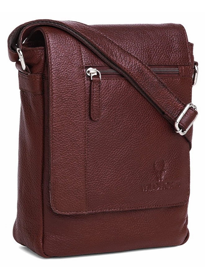 Wildhorn حقيبة جانبية جلدية أصلية من وايلد هورن للرجال | أنيقة، واسعة ومتينة | مثالية للاستخدام اليومي والسفر | حزام قابل للتعديل | ضمان لمدة سنة - Image 2