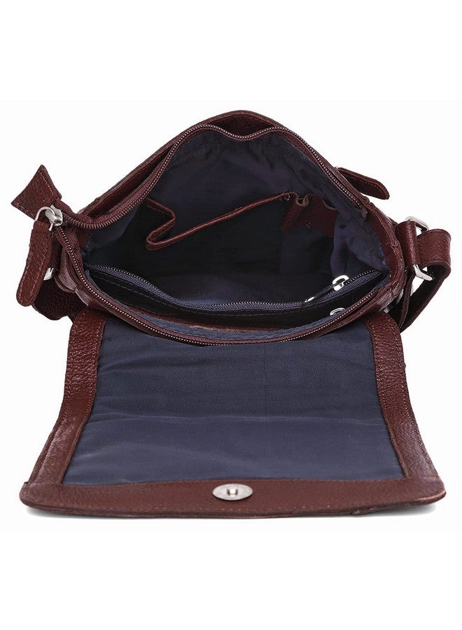 Wildhorn حقيبة جانبية جلدية أصلية من وايلد هورن للرجال | أنيقة، واسعة ومتينة | مثالية للاستخدام اليومي والسفر | حزام قابل للتعديل | ضمان لمدة سنة - Image 5