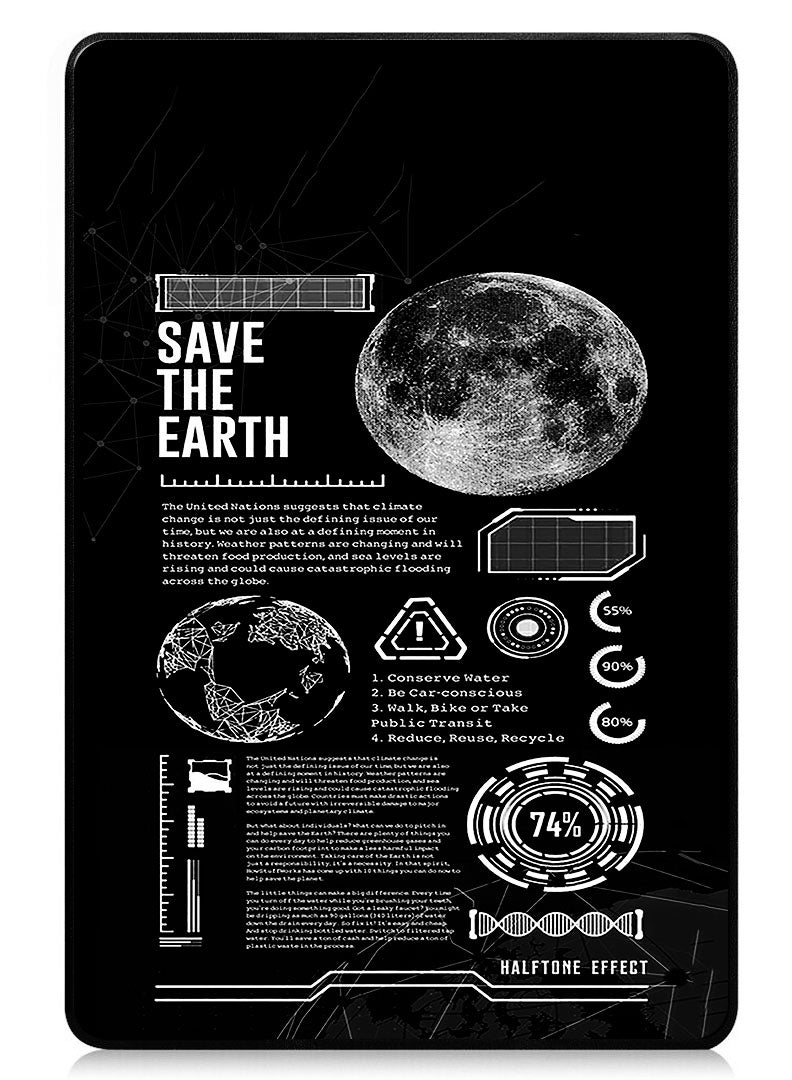 Theodor Protective Flip Case For Xiaomi Pad 7 & Xiaomi Pad 7 Pro With Trifold Stand Auto Wake Sleep Shockproof Cover - Save The Earth - Image 1