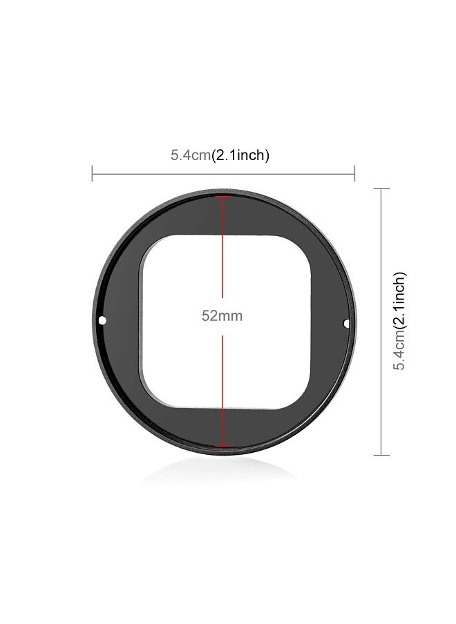 PULUZ - Sports Camera UV Lens Filter with Filter Adapter Ring Lens Cover Replacement for Insta360 Ace Pro Action Camera   Accessories - Image 1