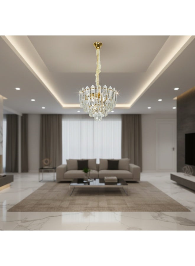 هامر نجف مودرن ذهبي E14*5 مقاس 400 ملم - Image 1