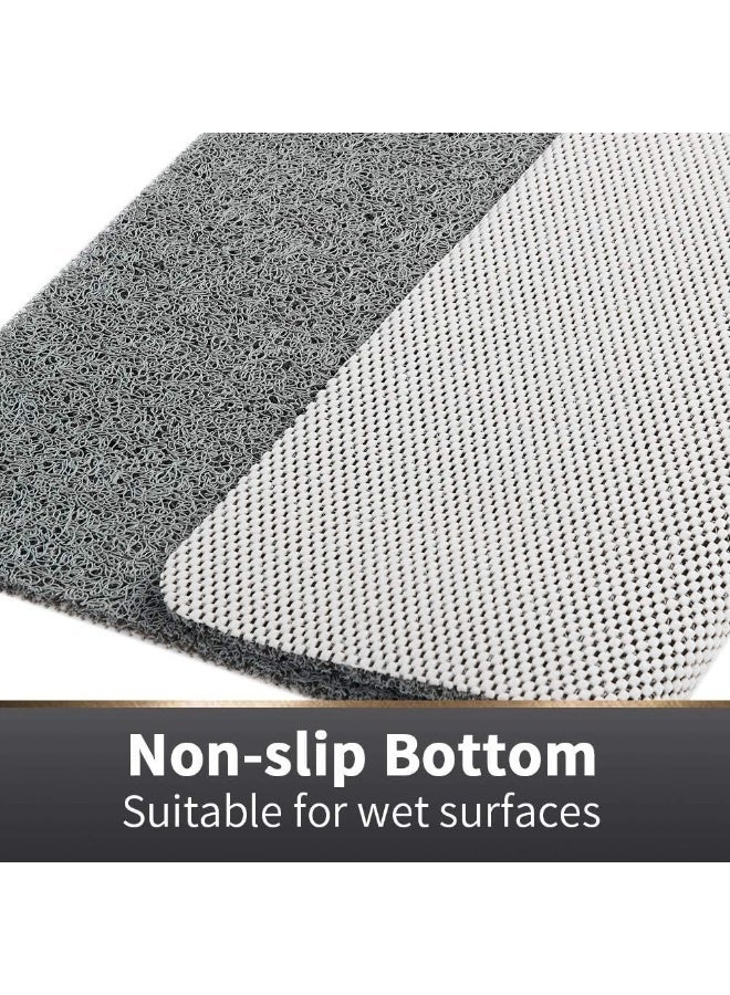 Soft Textured Bath, Shower, Tub Mat, 24x32 Inch, Phthalate Free, Non Slip Comfort Bathtub Mats with Drain, PVC Loofah Bathroom Mats for Wet Areas, Quick Drying - Image 5