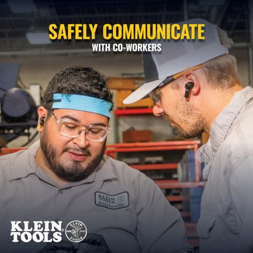 Klein Tools سماعات أذن كلاين تولز AESEB1S سمارت سينس اللاسلكية الحقيقية مع بلوتوث ووعي بالوضع، حماية سمعية 26 ديسيبل، مدة تشغيل 30 ساعة - Image 4