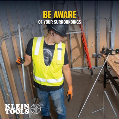 Klein Tools سماعات أذن كلاين تولز AESEB1S سمارت سينس اللاسلكية الحقيقية مع بلوتوث ووعي بالوضع، حماية سمعية 26 ديسيبل، مدة تشغيل 30 ساعة - Image 5
