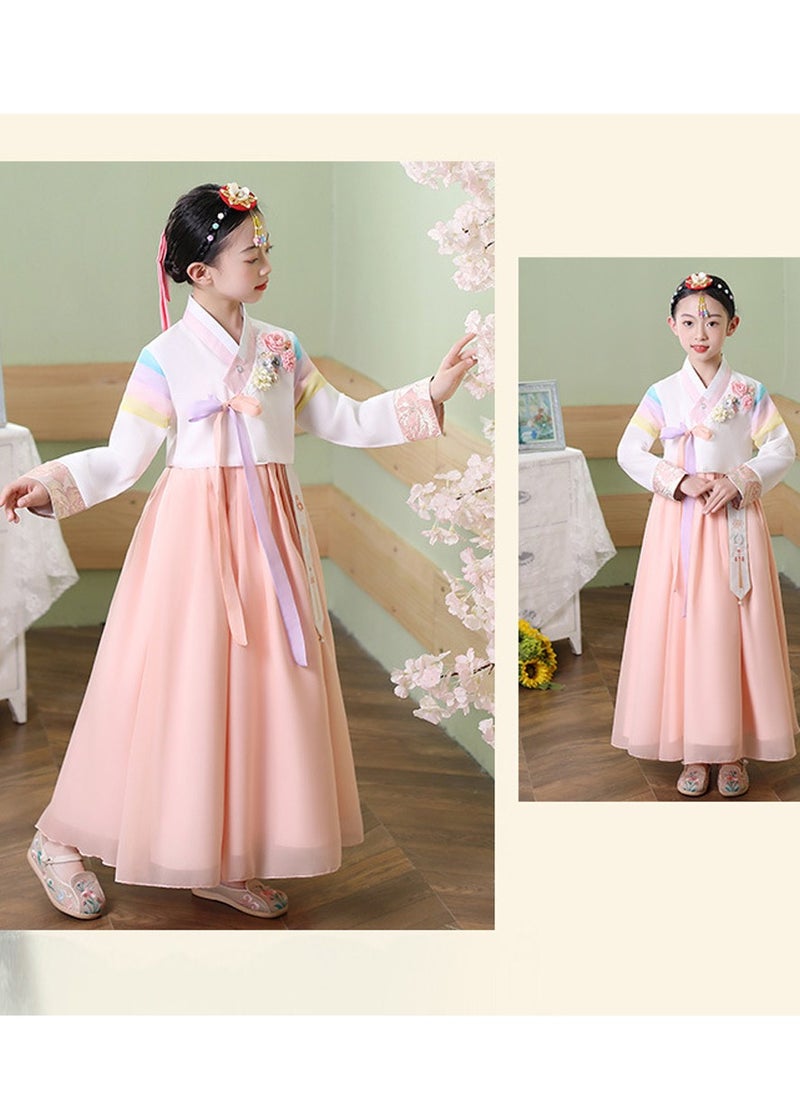 Al Aoyama - Al Aoyama Hanbok Korean Traditional Hanbok for Girls Birthday Party Korean Traditional Girls Babies Clothes Korean Girl Dolbok - Image 1