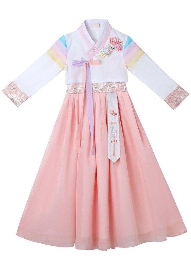 Al Aoyama - Al Aoyama Hanbok Korean Traditional Hanbok for Girls Birthday Party Korean Traditional Girls Babies Clothes Korean Girl Dolbok - Image 1