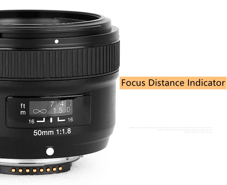 YONGNUO YN50mm F1.8 Standard Prime Lens Large Aperture Auto Manual Focus AF MF for Nikon DSLR Cameras - Image 4
