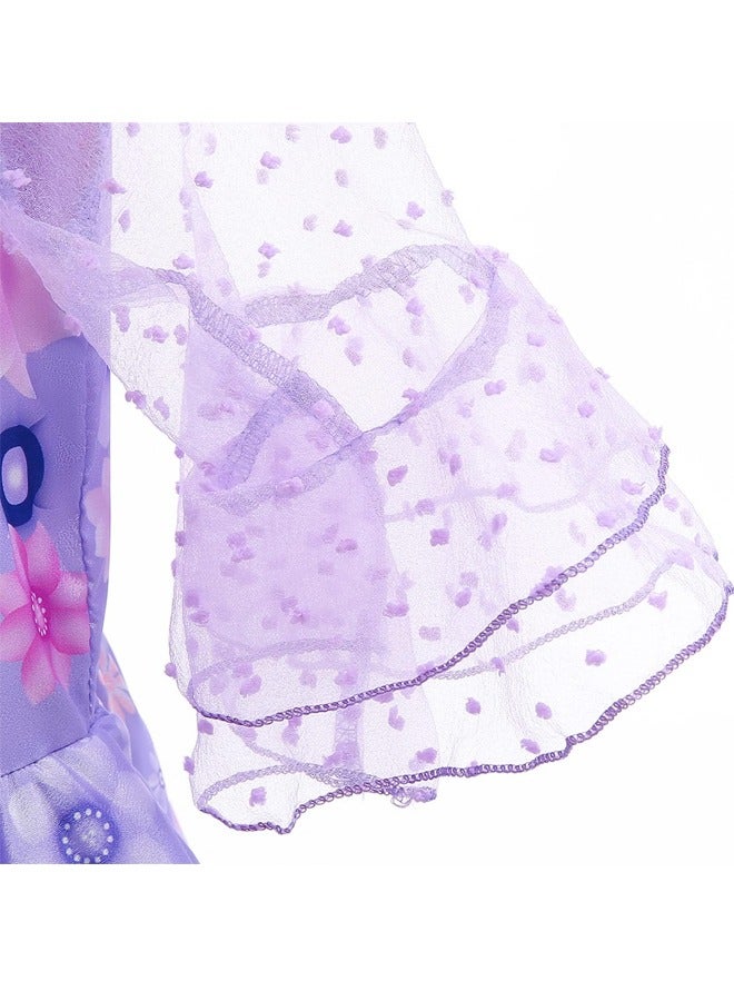 Beauenty Baby Girls Dress Costume for Kids Girls Princess Dress Up with Free Accessories 3-12 Years Birthday Party Cosplay Outfits - Image 5