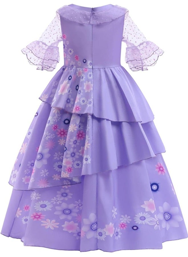 Beauenty Baby Girls Dress Costume for Kids Girls Princess Dress Up with Free Accessories 3-12 Years Birthday Party Cosplay Outfits - Image 2