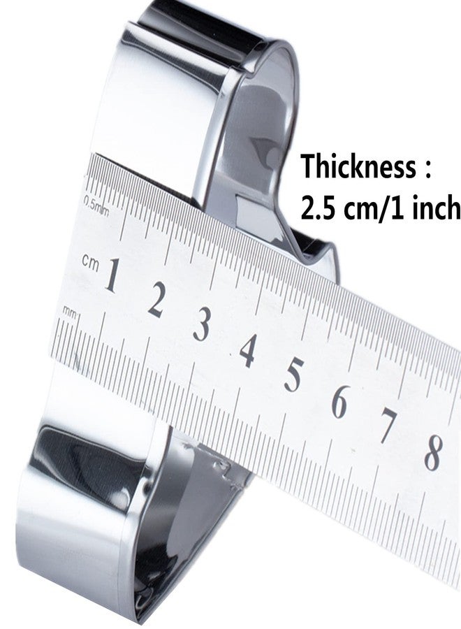 Comais Dress Shaped Cookie Cutters Set of 5 pcs, Stainless Steel Wedding Princess Dress Fondant Cutter Molds Baking DIY - Image 4