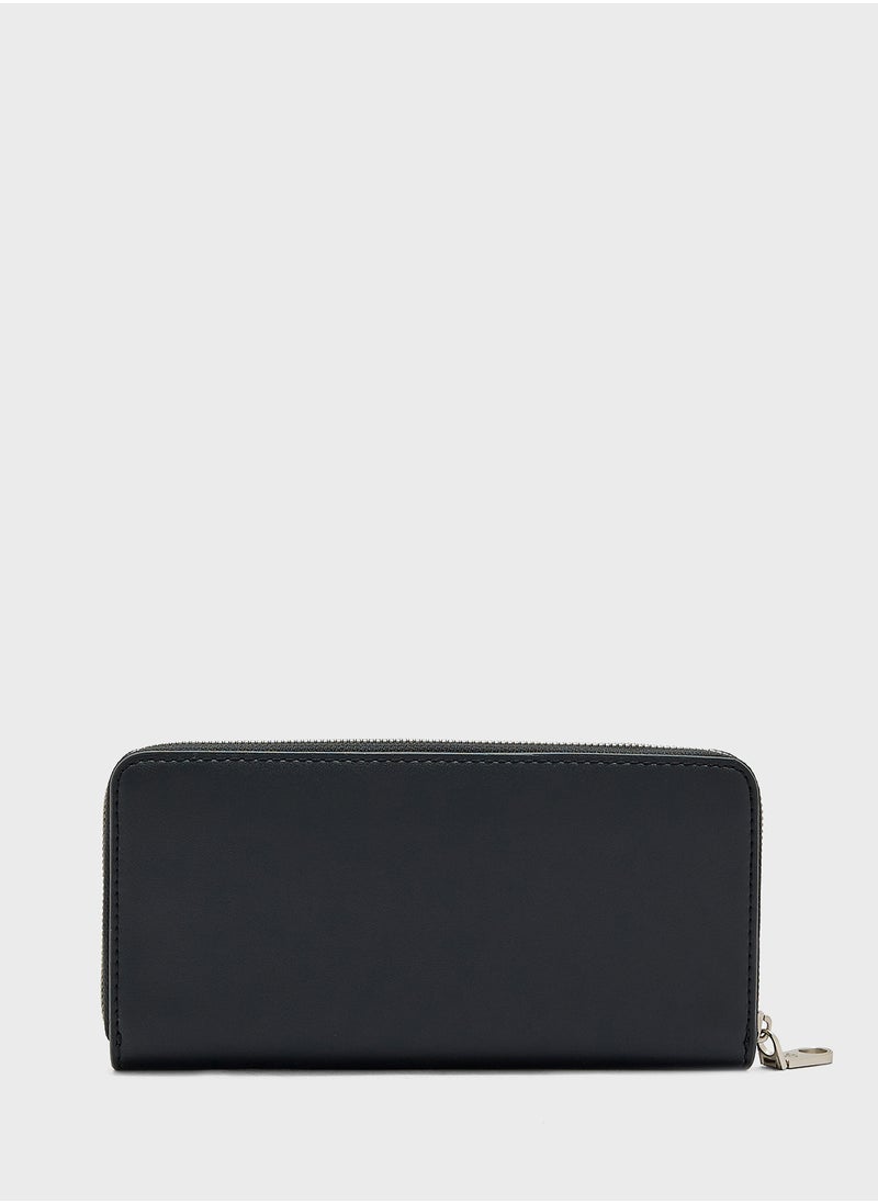 CALVIN KLEIN - Sculpted Zip Around Wallet - Image 1