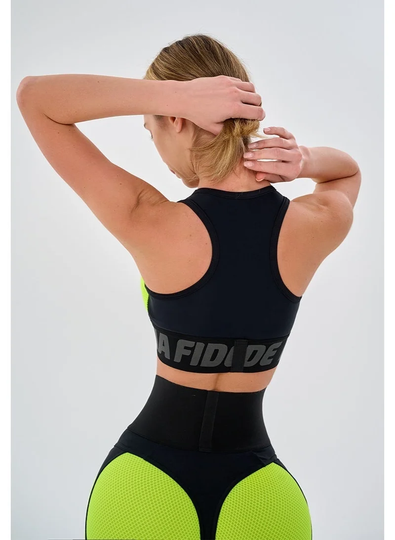 Bona Fide Top for Top Neon Yellow Bona Fide Sport Bras for Women - High Impact Sports Bras with High Support for Womens - Designed for Gym, Running and Fitness for Women | Best Price UAE