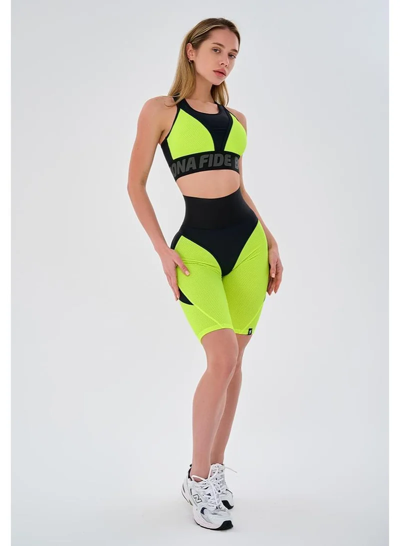 Bona Fide Top for Top Neon Yellow High Support Sports Bra for Women for Women | Best Price UAE