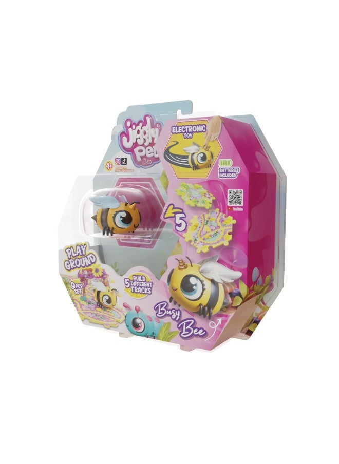 Jiggly Pets - Jiggly Pets Bugs Yellow Bee Walking Toyx (10 cm) - Image 1