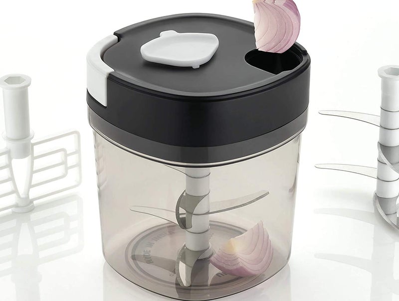 DCloud Hub Jumbo Vegetable Chopper Cutter Mixer for Kitchen with 6 Stainless Steel Whisker Blade 1000 ML - Image 1