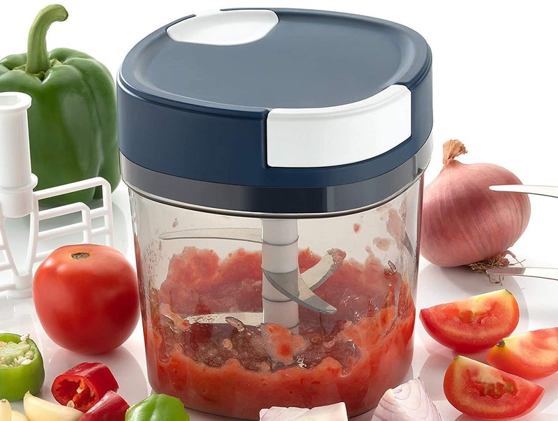 DCloud Hub Jumbo Vegetable Chopper Cutter Mixer for Kitchen with 6 Stainless Steel Whisker Blade 1000 ML - Image 3