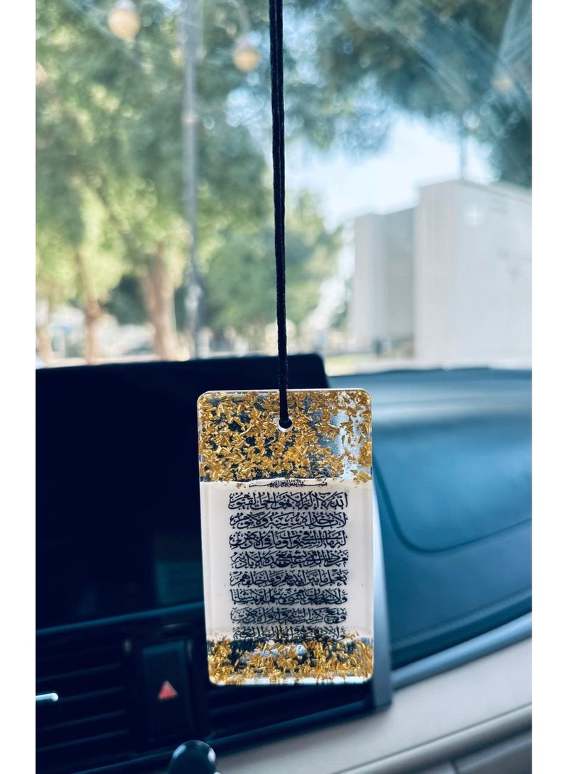 Elegant car hanging ornament crafted from premium resin – a stylish decorative accessory for the car rearview mirror. - Image 2