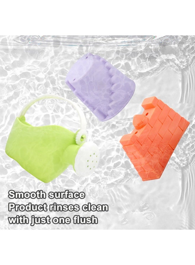 FUN MOMENT Kids Beach Sand Play Set with Truck and Sand Molds - 8 Pieces - Image 3