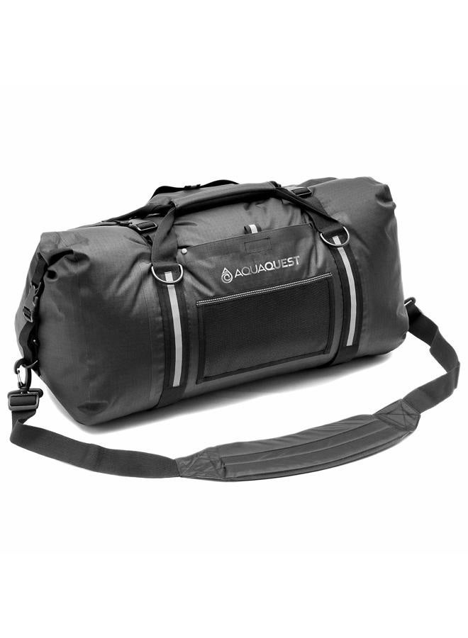 AquaQuest Aqua Quest White Water Duffel - 100% Waterproof, Heavy Duty, Versatile, Comfortable - Durable Protective Dry Bag for Travel, Sport, Motorcycle, Boat, Fishing - 50 L, Black, Black, 50 L - Image 1
