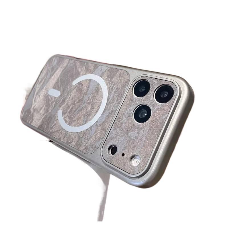 PC MagSafe Case for iPhone 16 / 16 Plus / 16 Pro / 16 Pro Max with Drop Protection and Strong Magnetic plus Shockproof plus Scratch Resistant in Silver - Image 1