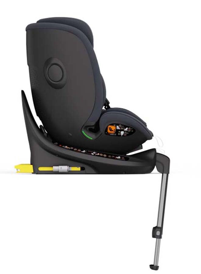 Leclercbaby ORO 360° Rotating i-Size Car Seat + ISOFIX Base, 40-150 cm – Dark Grey - Image 4