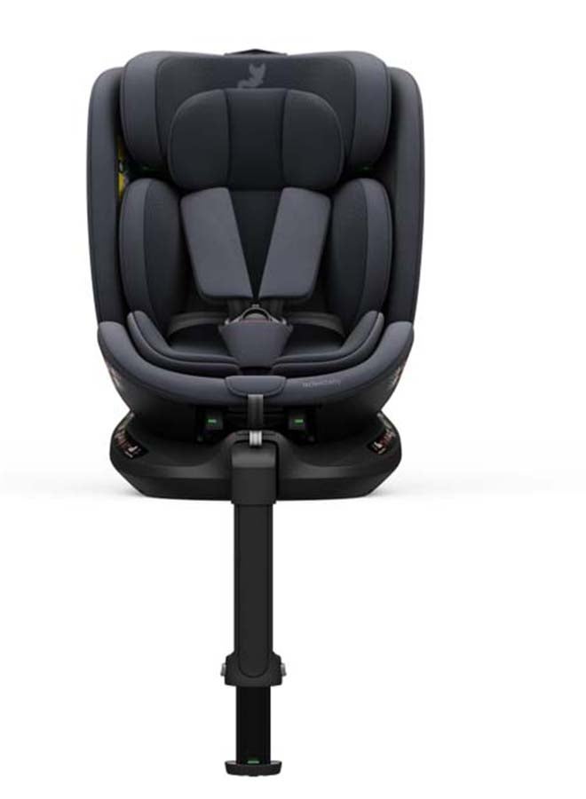 Leclercbaby ORO 360° Rotating i-Size Car Seat + ISOFIX Base, 40-150 cm – Dark Grey - Image 2