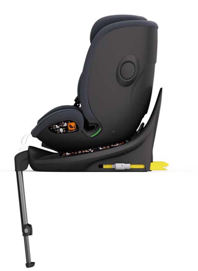 Leclercbaby ORO 360° Rotating i-Size Car Seat + ISOFIX Base, 40-150 cm – Dark Grey - Image 3