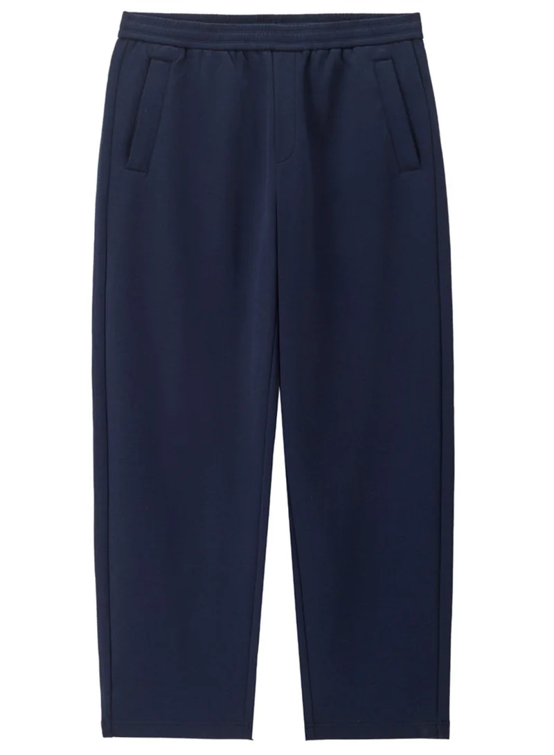 جيوردانو Men’s Regular Fit Interlock Jogger with Elastic Waist