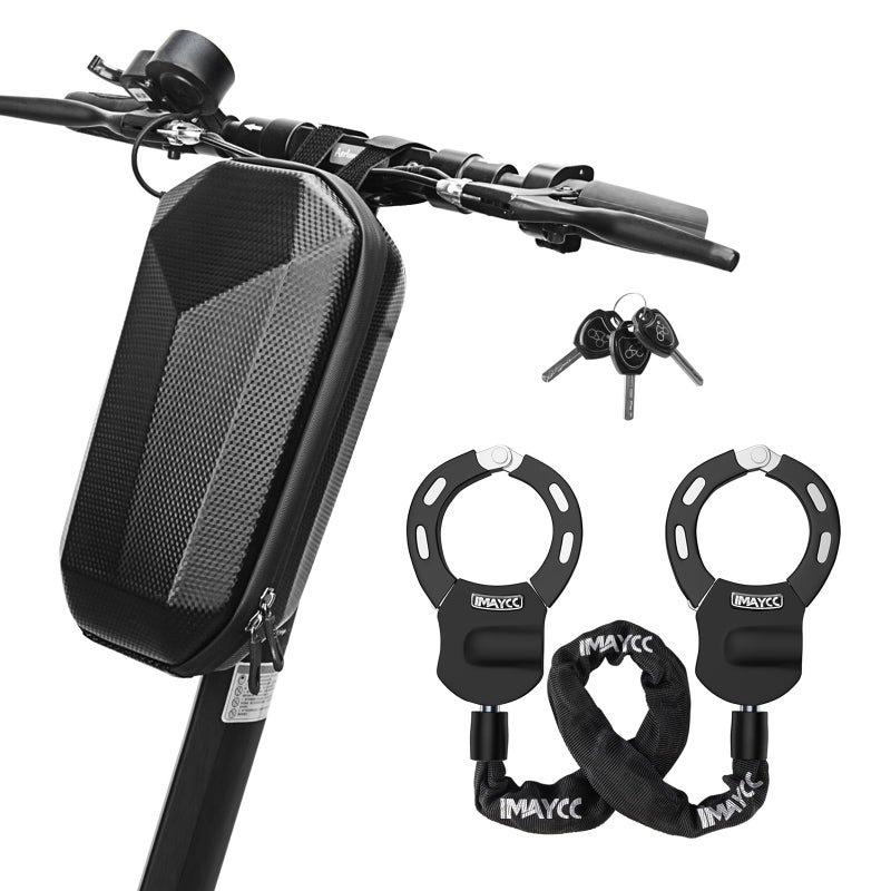 IMAYCC Scooter Chain Lock, Bike Lock, Electric Scooter Accessories, Security Anti-Theft Bike Lock, Chain Lock for Electric Scooter, Motorcycle, Bicycle - Image 1