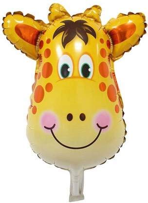 HK balloons Aluminium 5 Pcs Animal Balloons For Decoration Theme Party Supplies (Jungle Theme Animal Balloon)|Multicolor - Image 4