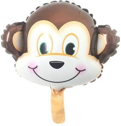HK balloons Aluminium 5 Pcs Animal Balloons For Decoration Theme Party Supplies (Jungle Theme Animal Balloon)|Multicolor - Image 2