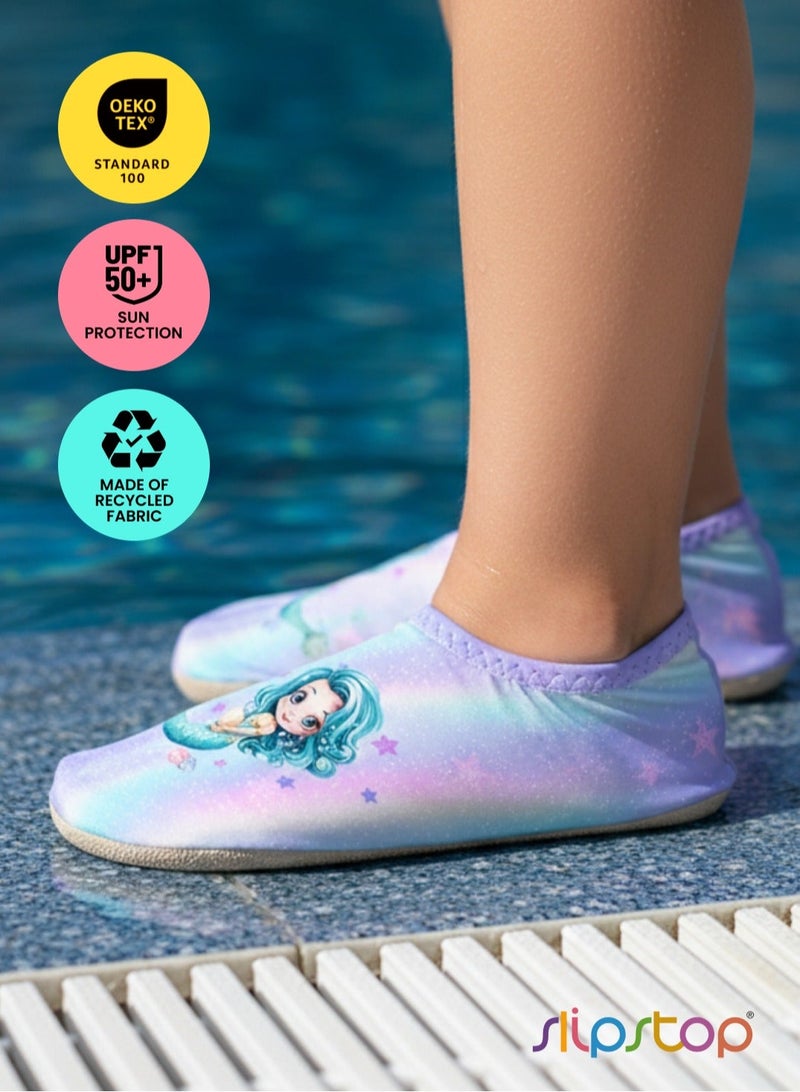 Slipstop Seastar Kids Non Slip Water and Beach Shoes Lightweight Quick Dry Swim Ready Footwear for Babies and Children - Image 1