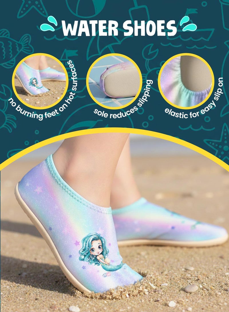 Slipstop Seastar Kids Non Slip Water and Beach Shoes Lightweight Quick Dry Swim Ready Footwear for Babies and Children - Image 3