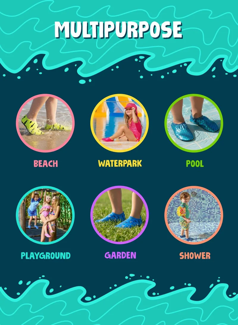 Slipstop Seastar Slipstop Seastar Kids Non Slip Water and Beach Shoes Lightweight Quick Dry Swim Ready Footwear for Babies and Children for Women | Best Price UAE