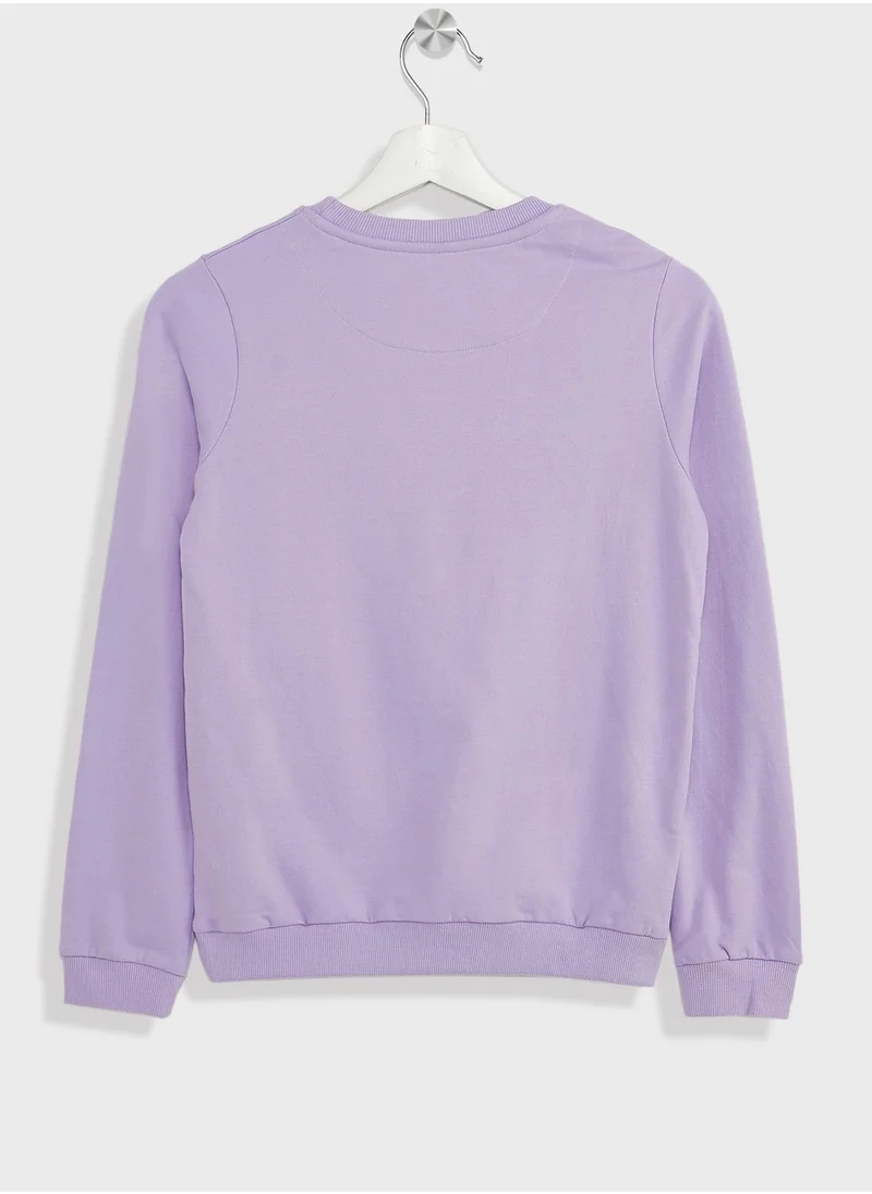 Pinata Girls Slogan Printed Sweatshirt