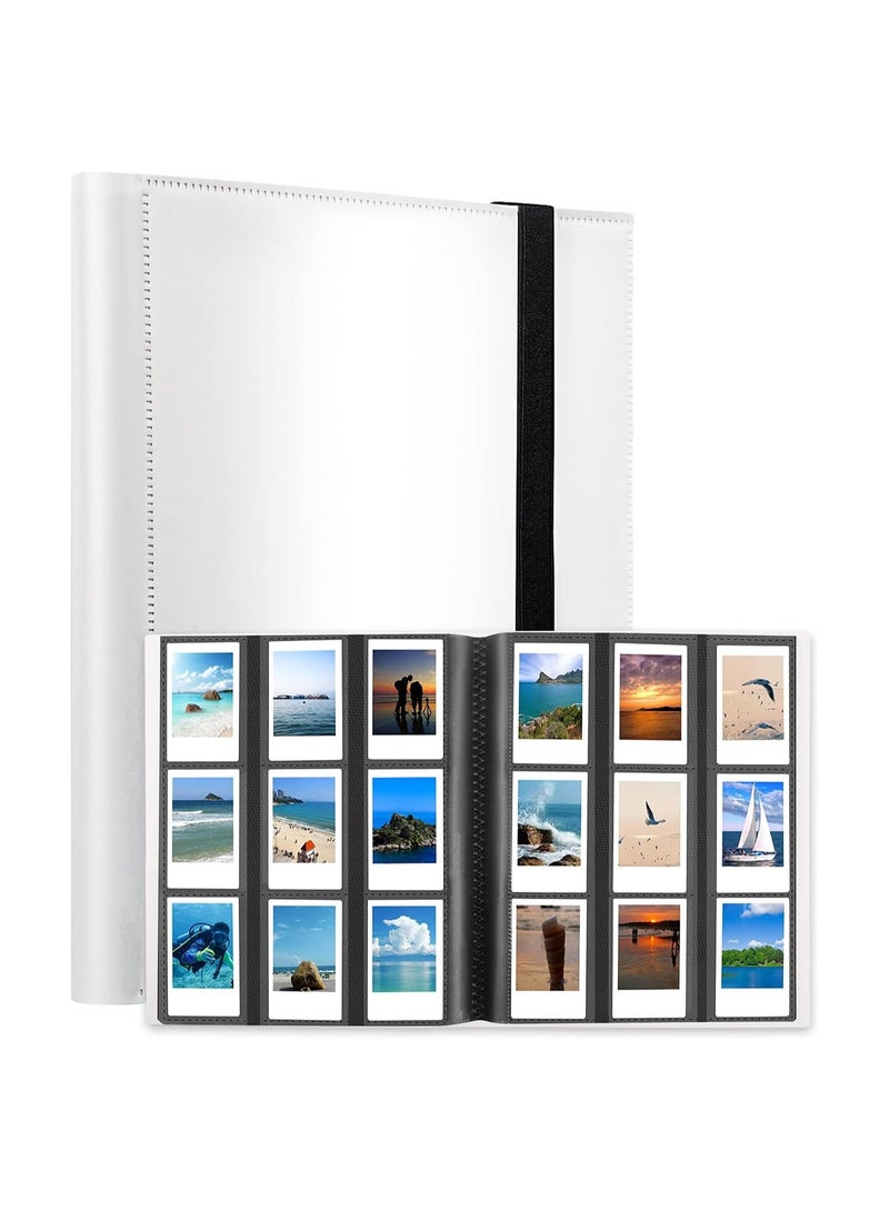 Arabest Pieces Of Moment Mini Book Album,432 Pockets Photo Album for Fujifilm Instax Mini Camera,for Fujifilm Instax Mini 11 90 70 9 8+ 8 LiPlay Instant Camera(White) - Image 1