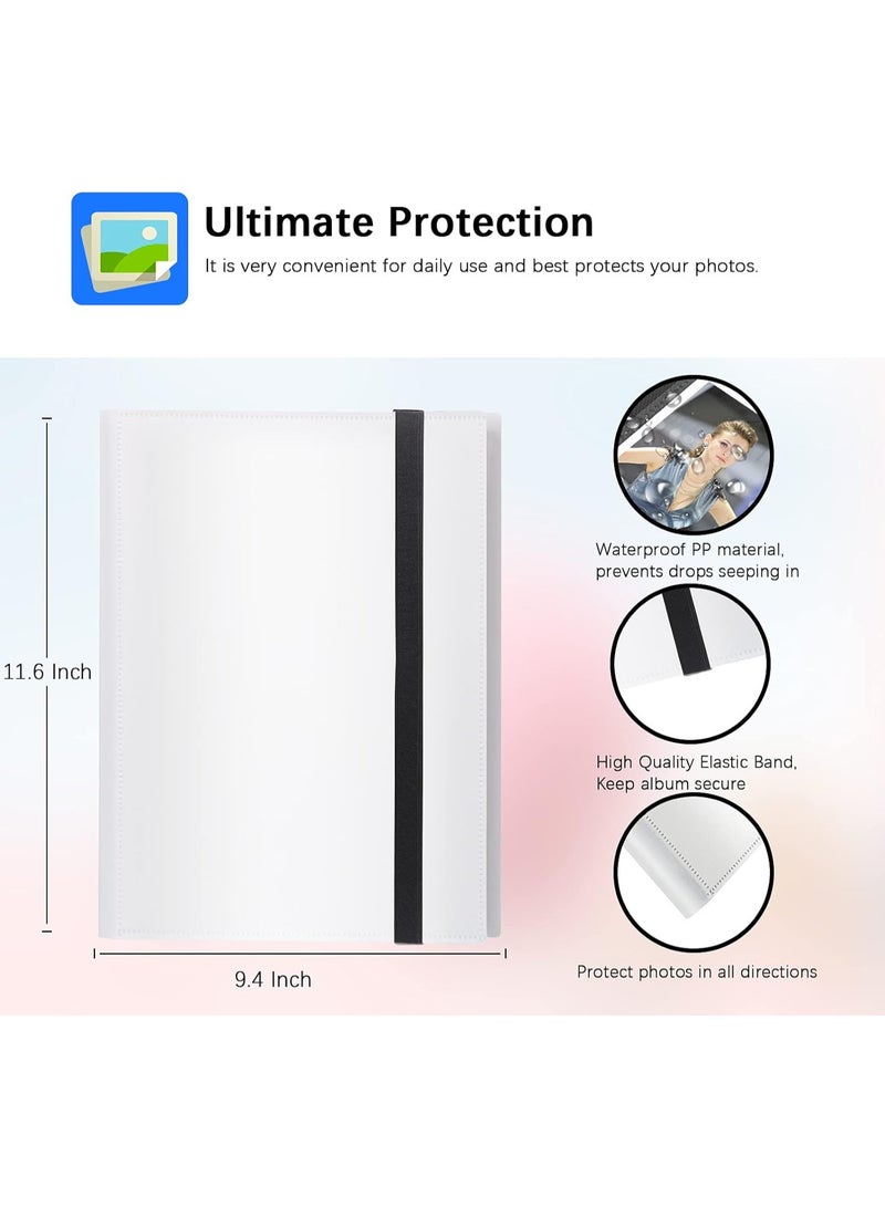 Arabest Pieces Of Moment Mini Book Album,432 Pockets Photo Album for Fujifilm Instax Mini Camera,for Fujifilm Instax Mini 11 90 70 9 8+ 8 LiPlay Instant Camera(White) - Image 3