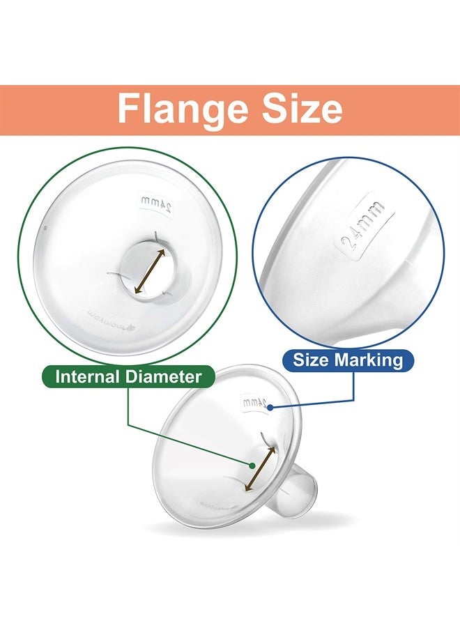 Maymom - MyFit 17 mm Shields Small; Compatible with Medela Breast Pumps-PersonalFit, Freestyle, Harmony, Maxi, Freestyle Flex Connector; Connect to Maymom Widemouth/Narrow Connector, 2pcs - Image 1