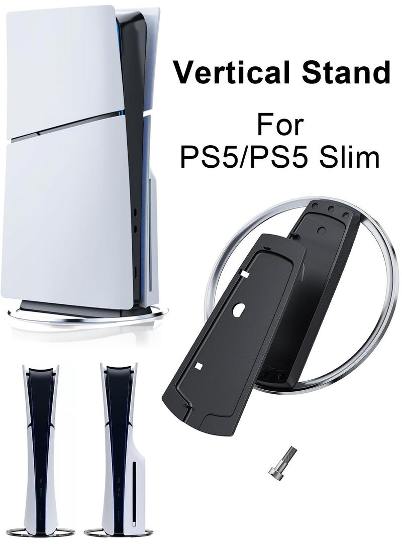 Bamboo Vertical Stand for PS5 Slim Console - PlayStation 5 Slim Base Accessory - Image 1