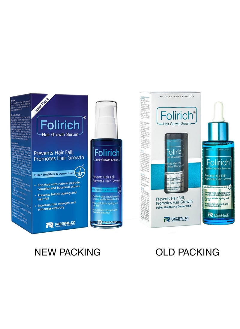 Regaliz - Regaliz Folirich Hair Growth Serum Reduces Hair Fall and Strengthens Hair | Suitable for Men and Women | 60ml - Image 1