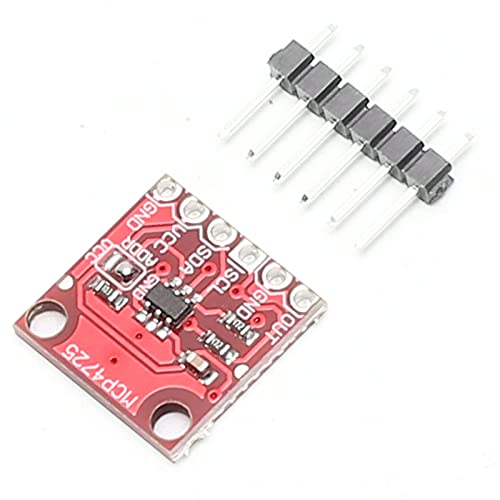 DEVMO MCP4725 I2C DAC Breakout Module 12Bit Resolution I2C DAC Development Board 2.7V to 5.5V Supply with EEPROM Compatible with Ard-uino Raspberry Pi - Image 1