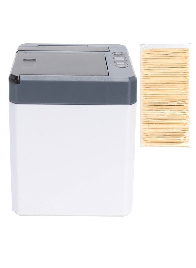 Luatoxry Automatic Toothpick Dispenser Holder, Intelligent Toothpicks Dispenser, ABS Smart Toothpick Holder, Pop Up Automatic Toothpick Box for Restaurant, Home, 3.1x3.7x3.7in - Image 1