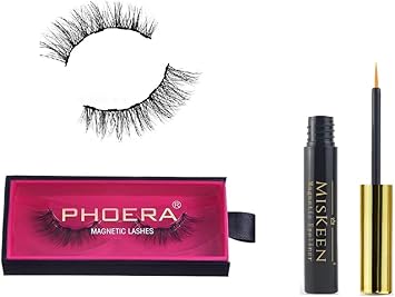 Phoera AQUAPURITY Phoera Magnetic Eyelashes with eyeliner New Invention Version 3D natural false eyelashes Durable Soft Reusable Waterproof eyeliner Long Lasting Magnetic Eyeliner SASSY LASHES HARM FREE - Image 1